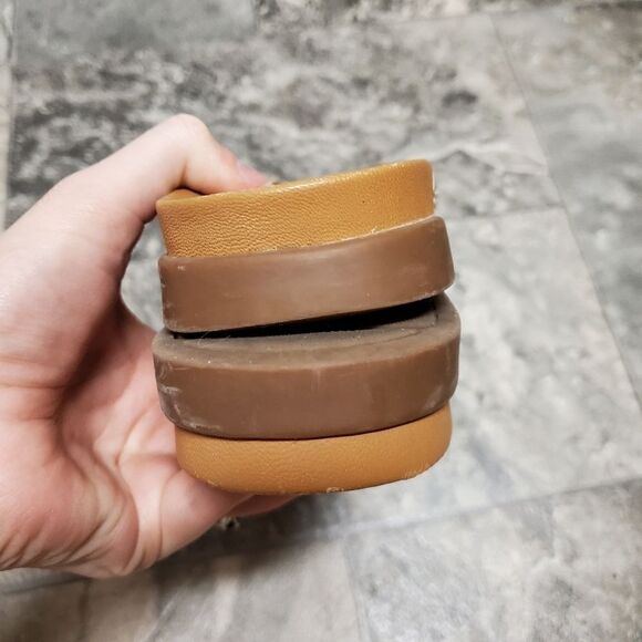 Vionic Orthaheel Palm Catalina Mixed Metallic Gold Silver Rose Gold Sandals 8 - Picture 6 of 10